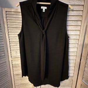 Susina Sleeveless Bow Tie Blouse Used